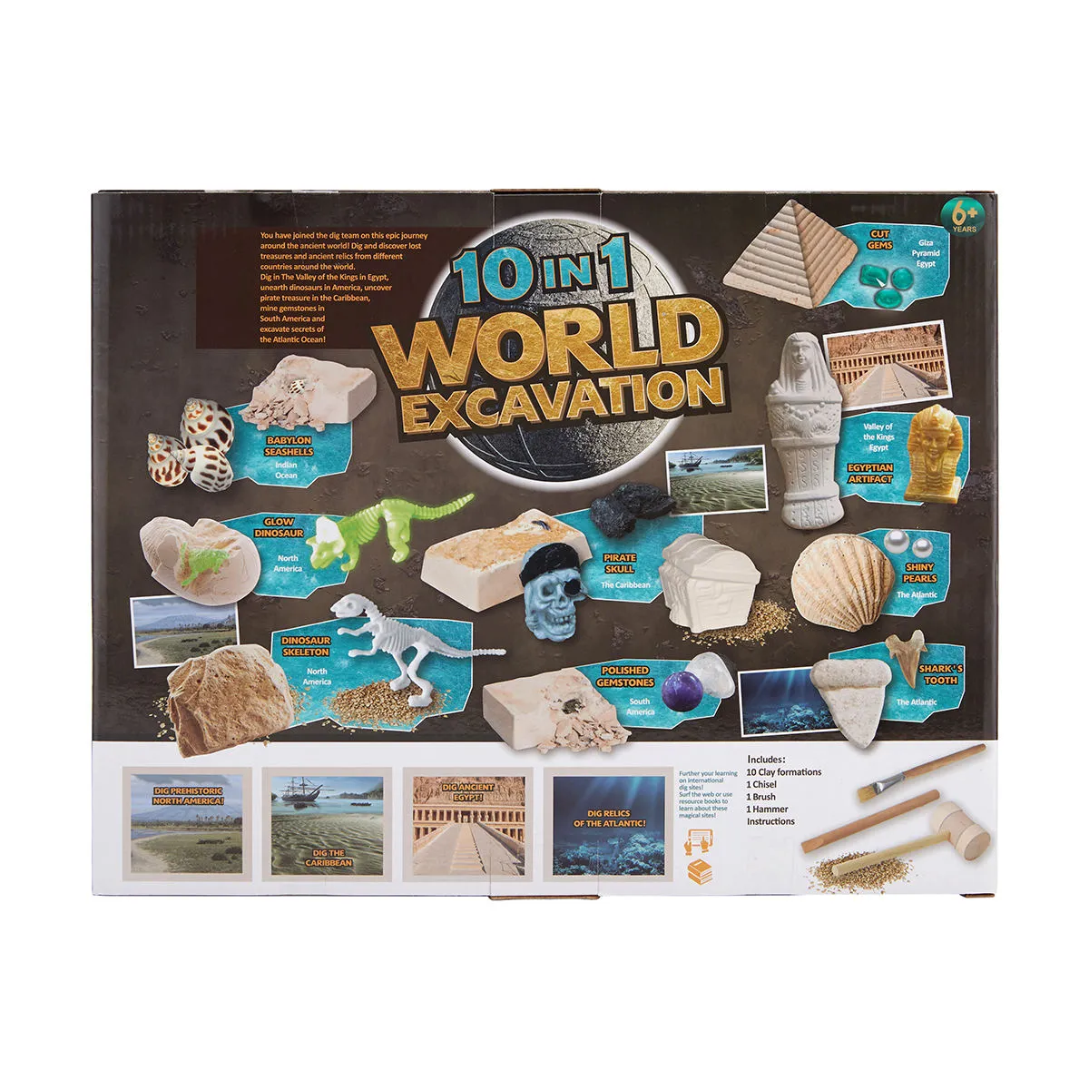 10 in 1 World Excavation Kit for Ages 6  Educational