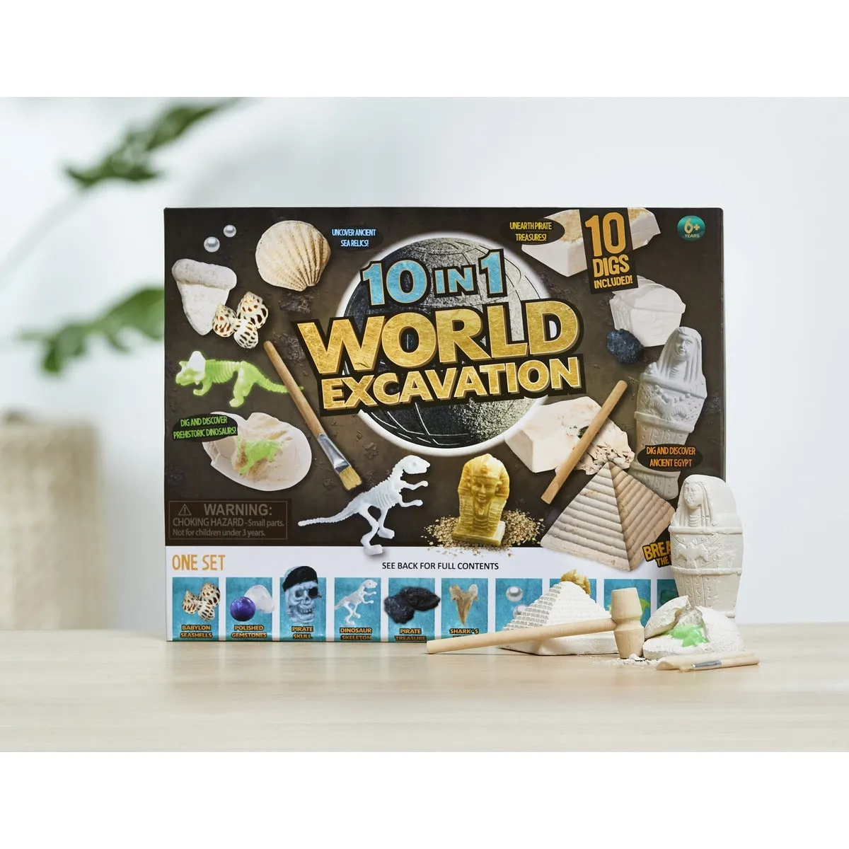 10 in 1 World Excavation Kit for Ages 6  Educational