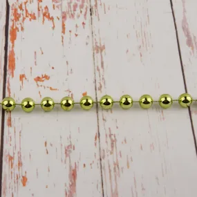 10mm Plastic Beads - Gold