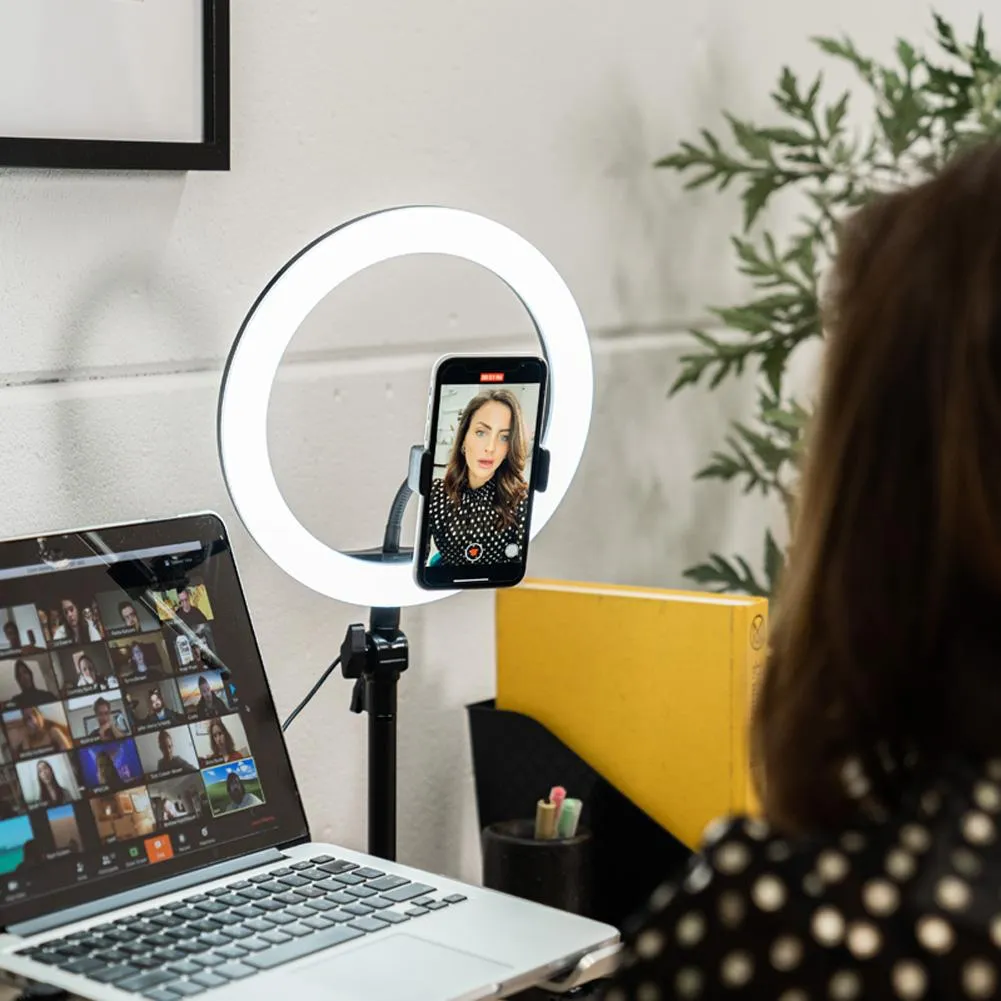 10" Black LED Table Top Ring Light - Opaluxe (DEMO STOCK)