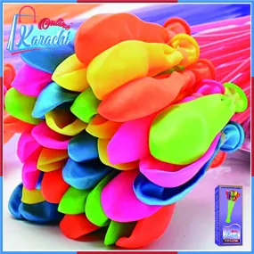 111Pcs/set Funny Colorful Mini Balloon Water Balloons For Children Beach Toys Outdoor Sports Swimming Pool Party Automatic Tie Magic Bunch Of Water Balloons