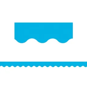 (12 Pk) Aqua Scalloped Border Trim