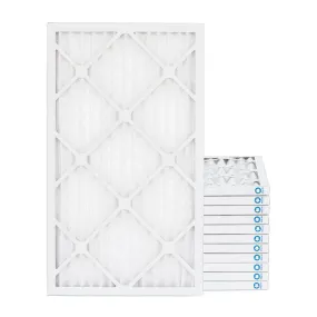 16x25x1 Merv 8 Pleated AC Furnace Air Filters. 12 PACK