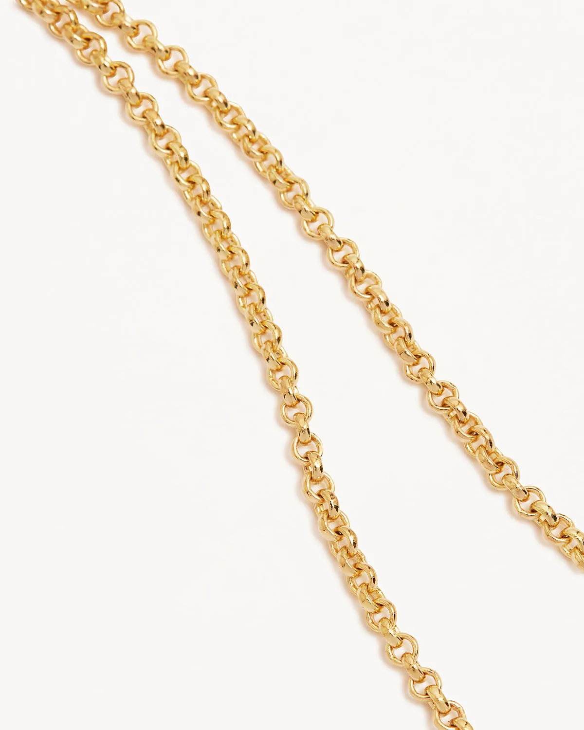 18k Gold Vermeil 19" 2mm Belcher Chain Necklace