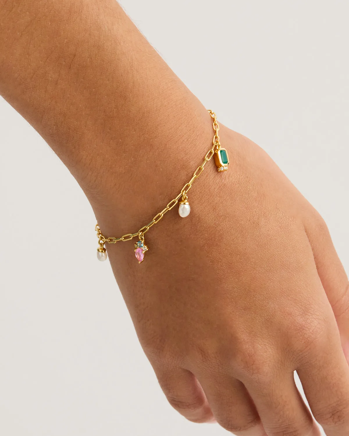 18k Gold Vermeil Connect to the Universe Bracelet