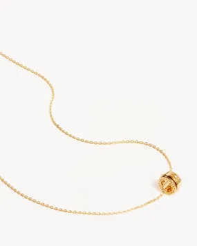 18k Gold Vermeil I Am Loved Spinning Meditation Necklace