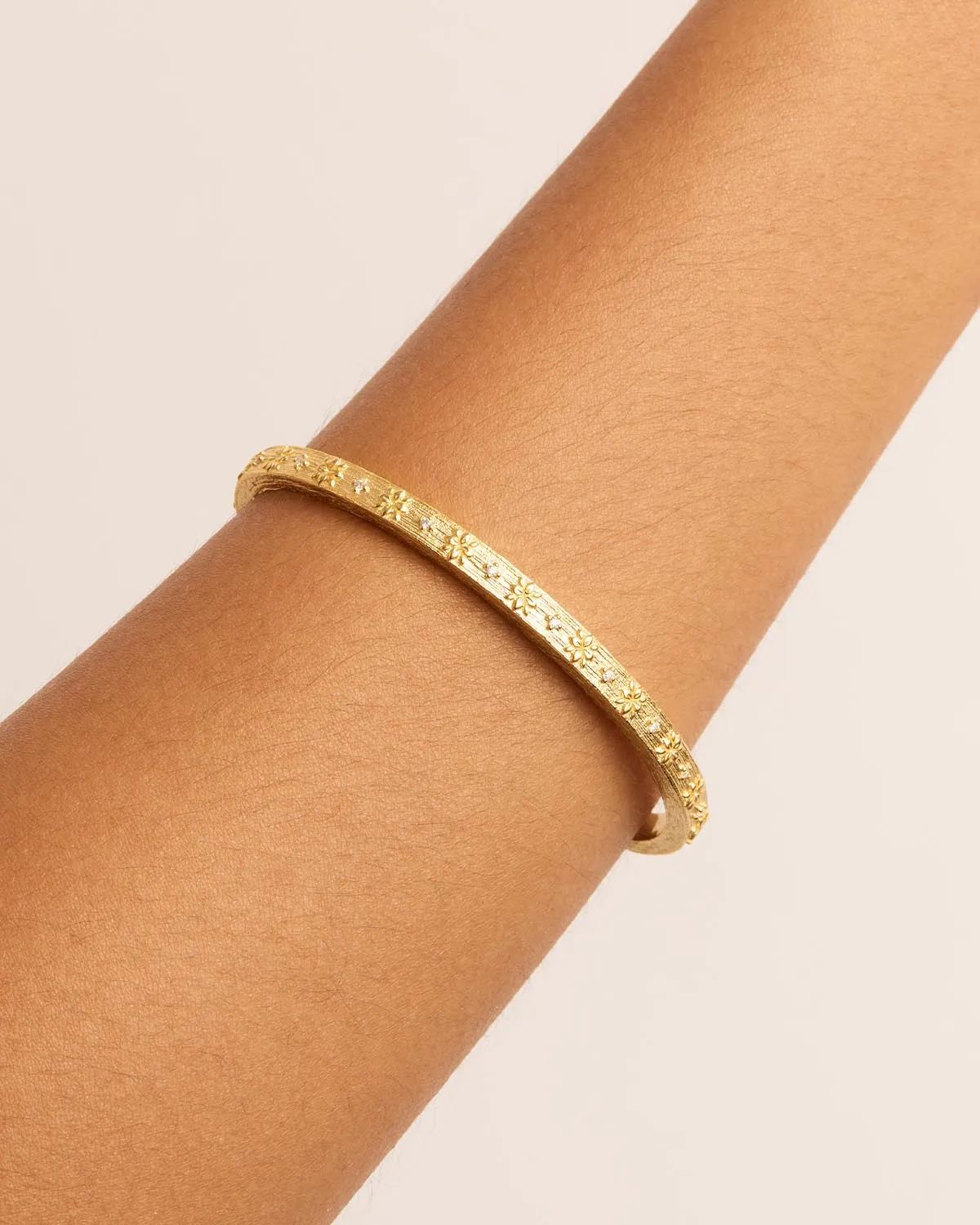 18k Gold Vermeil Live in Grace Cuff