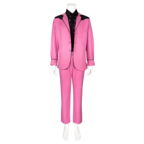 2022 Elvis Adulte Elvis Presley Tenue Rose Cosplay Costume