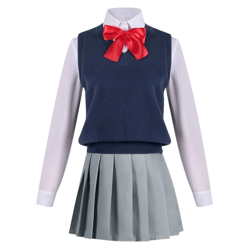 2.5 Dimensional Seduction(2024) Ririsa Amano JK Robe Uniforme Scolaire Cosplay Costume