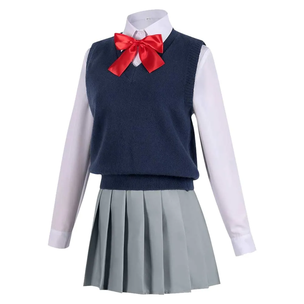 2.5 Dimensional Seduction(2024) Ririsa Amano JK Robe Uniforme Scolaire Cosplay Costume