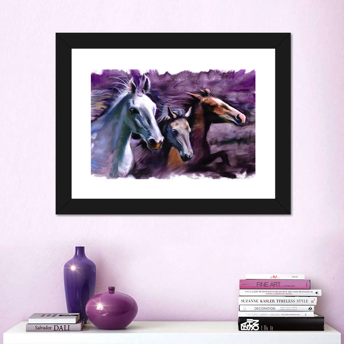 3 Horses Wall Art