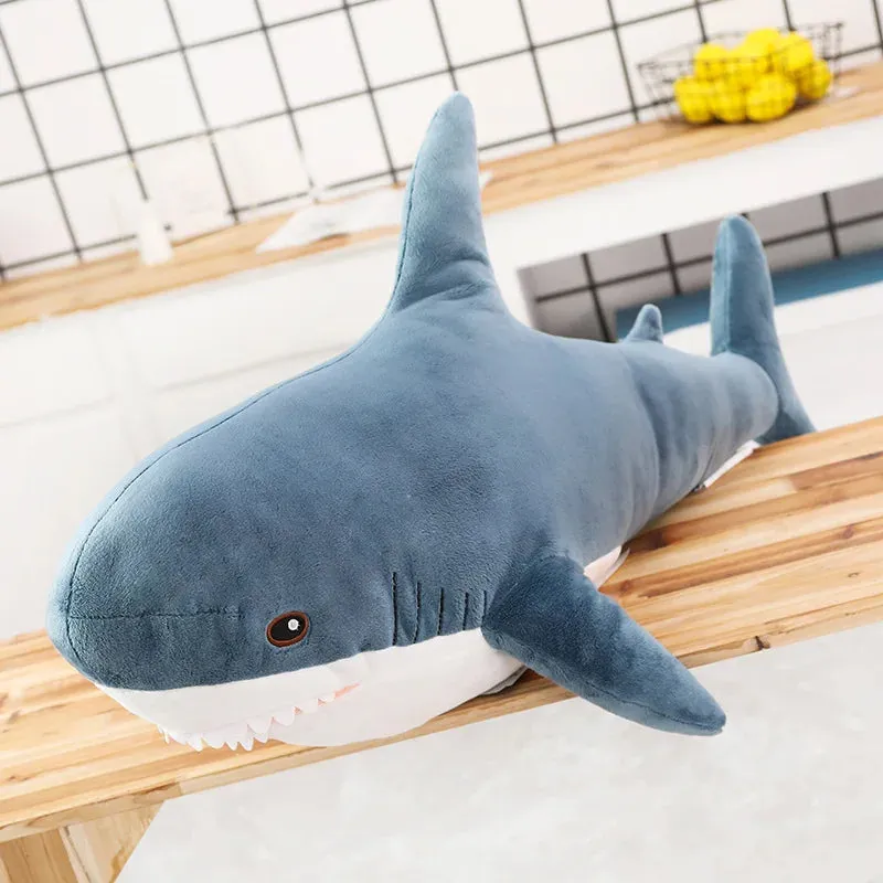 30CM mini Size Shark Plush Toy Soft Stuffed speelgoed Animal Reading Pillow for Birthday Gifts Cushion Gift For Children