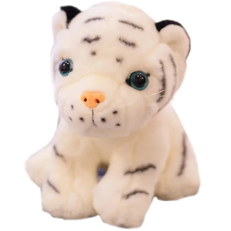 30cm Sitting Simulation Tiger Plush Toys For Children Kids Cute Staffed Animal Doll Kids Creative Gift Home Decor Christmas Gift