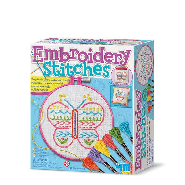 4M Easy-To-Make Embroidery Stithches