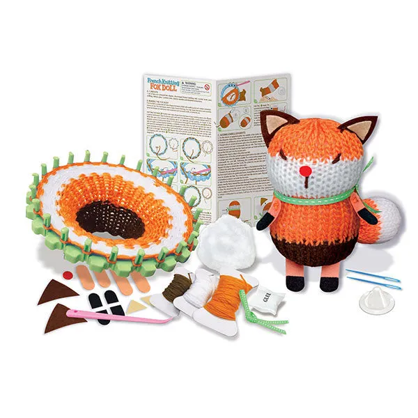 4M French Knitting Fox Doll