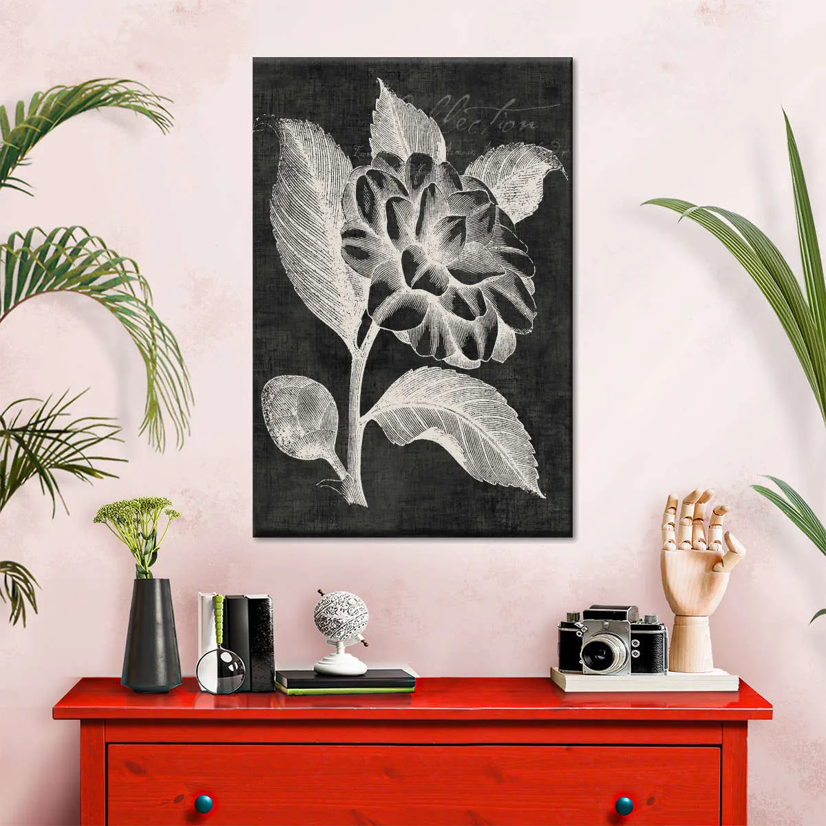 A Black Botanical II Wall Art