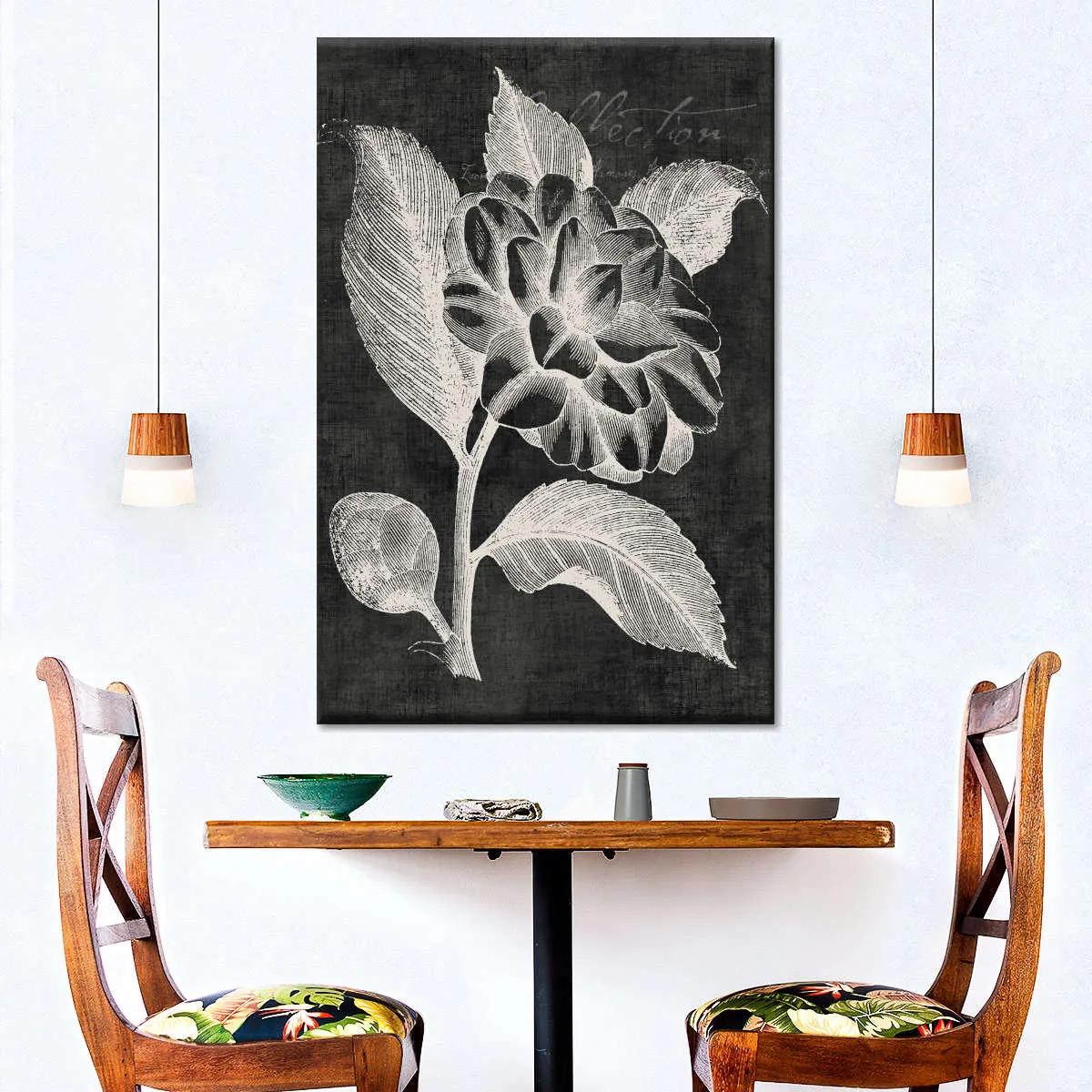 A Black Botanical II Wall Art