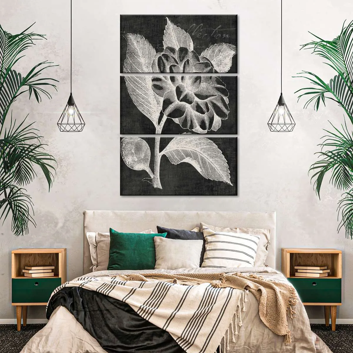 A Black Botanical II Wall Art