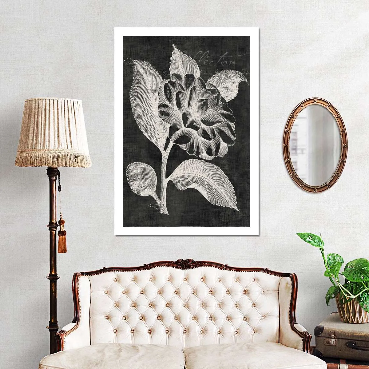 A Black Botanical II Wall Art