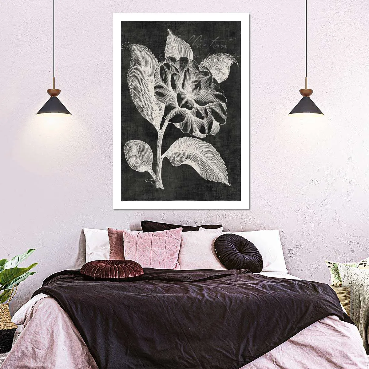 A Black Botanical II Wall Art