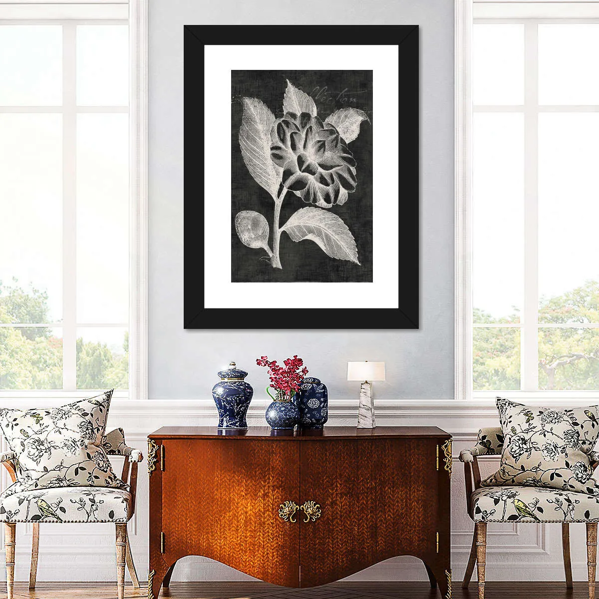 A Black Botanical II Wall Art