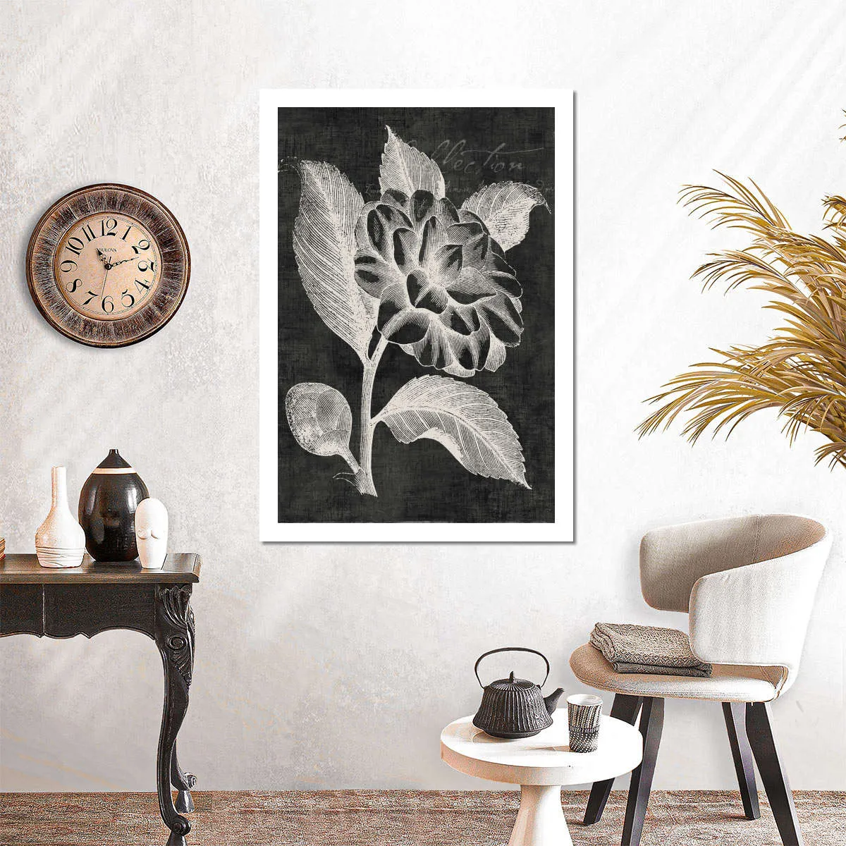 A Black Botanical II Wall Art