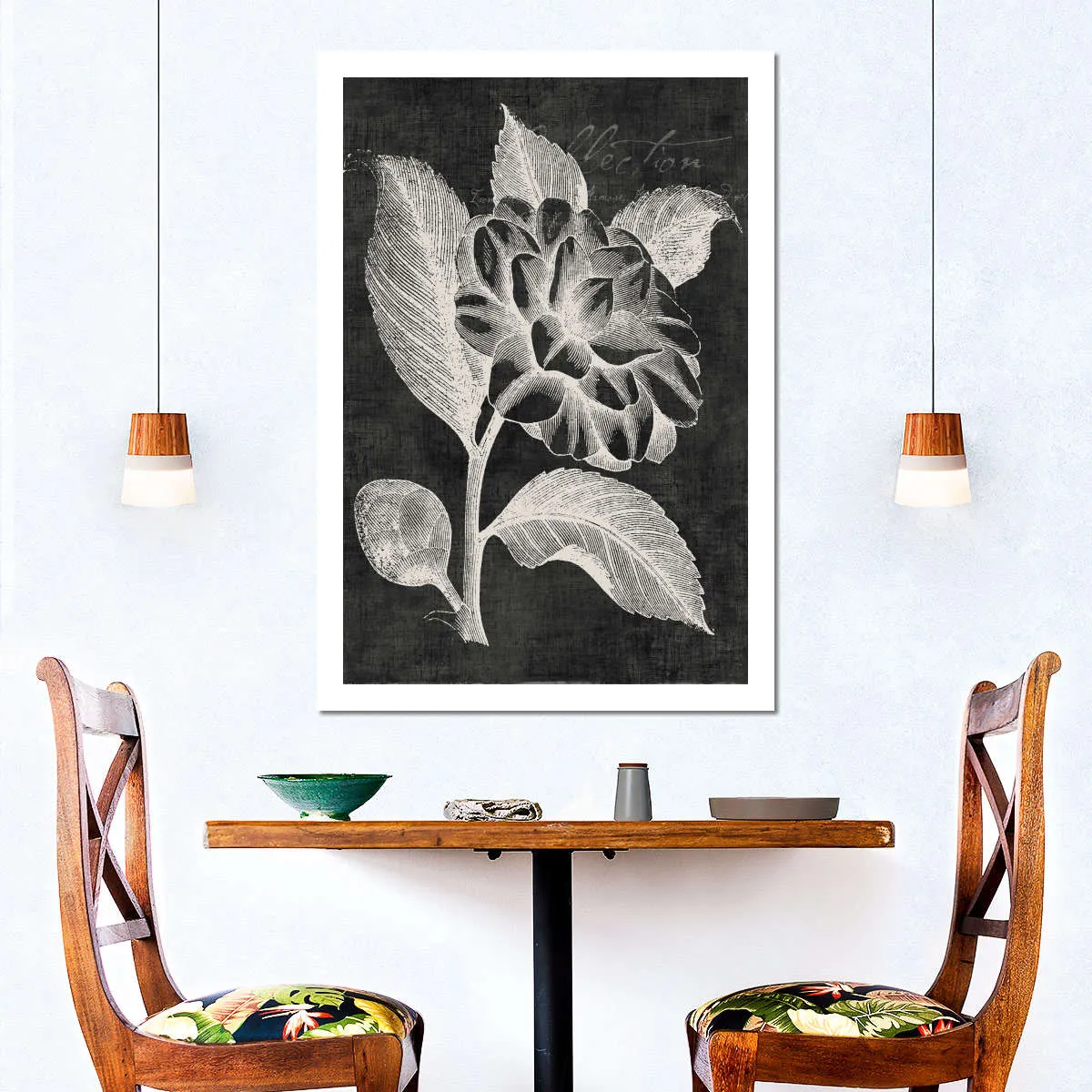 A Black Botanical II Wall Art