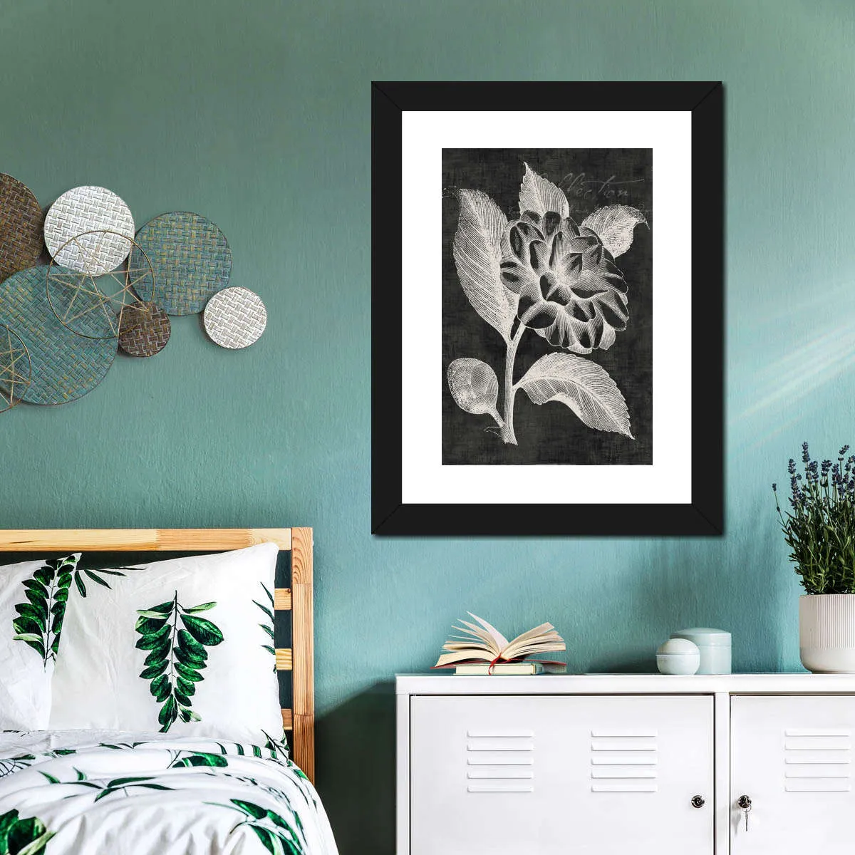 A Black Botanical II Wall Art