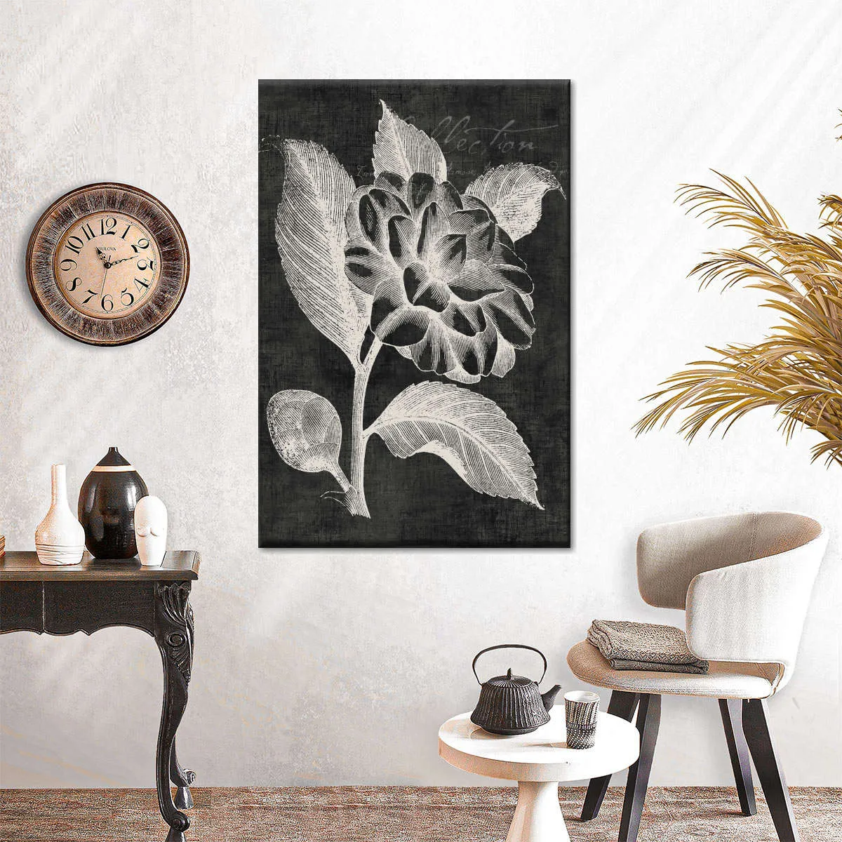 A Black Botanical II Wall Art