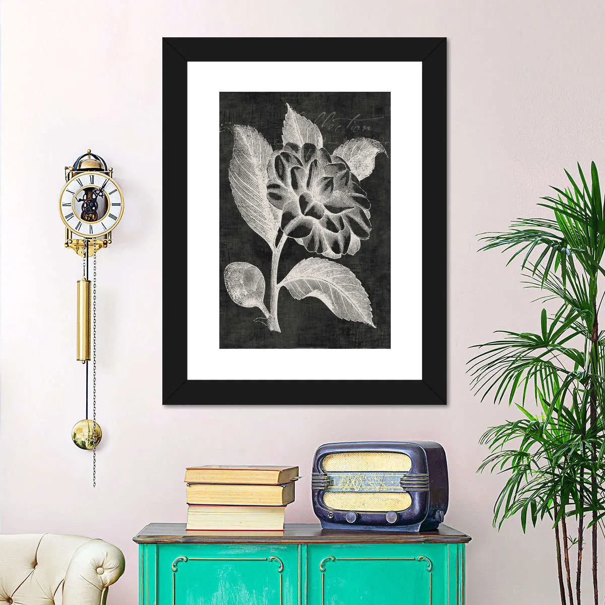 A Black Botanical II Wall Art