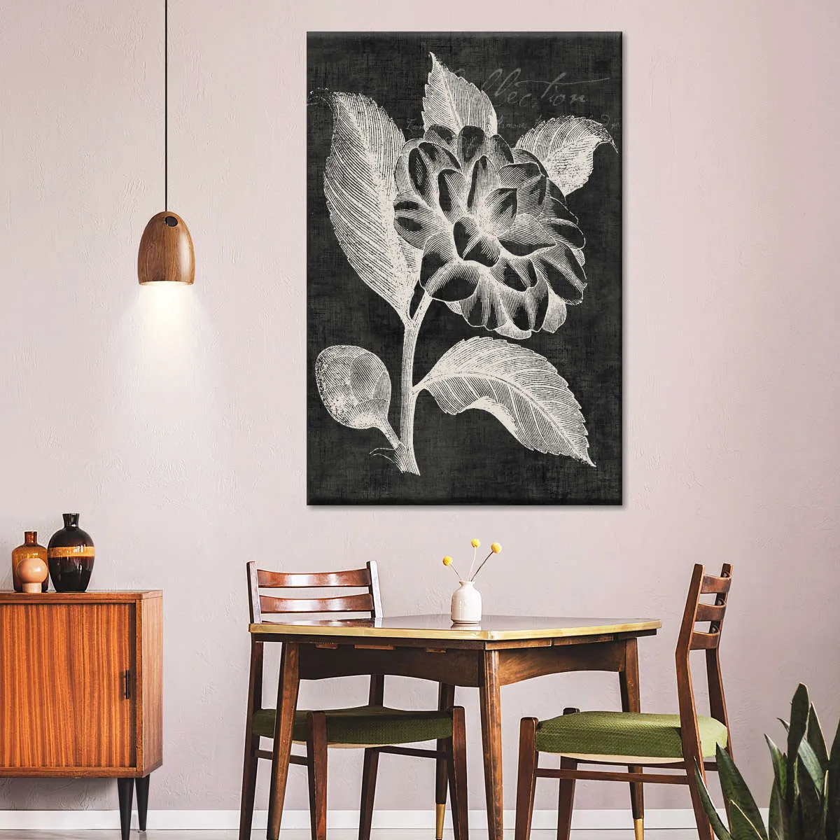 A Black Botanical II Wall Art