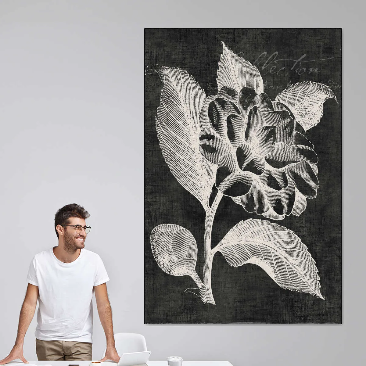 A Black Botanical II Wall Art