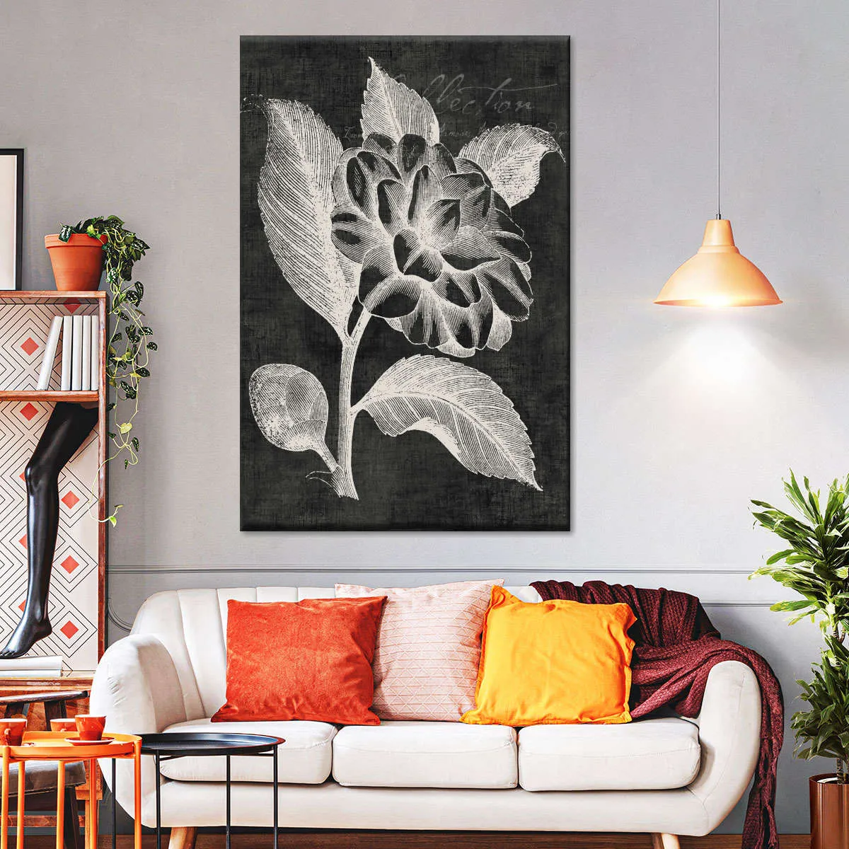 A Black Botanical II Wall Art