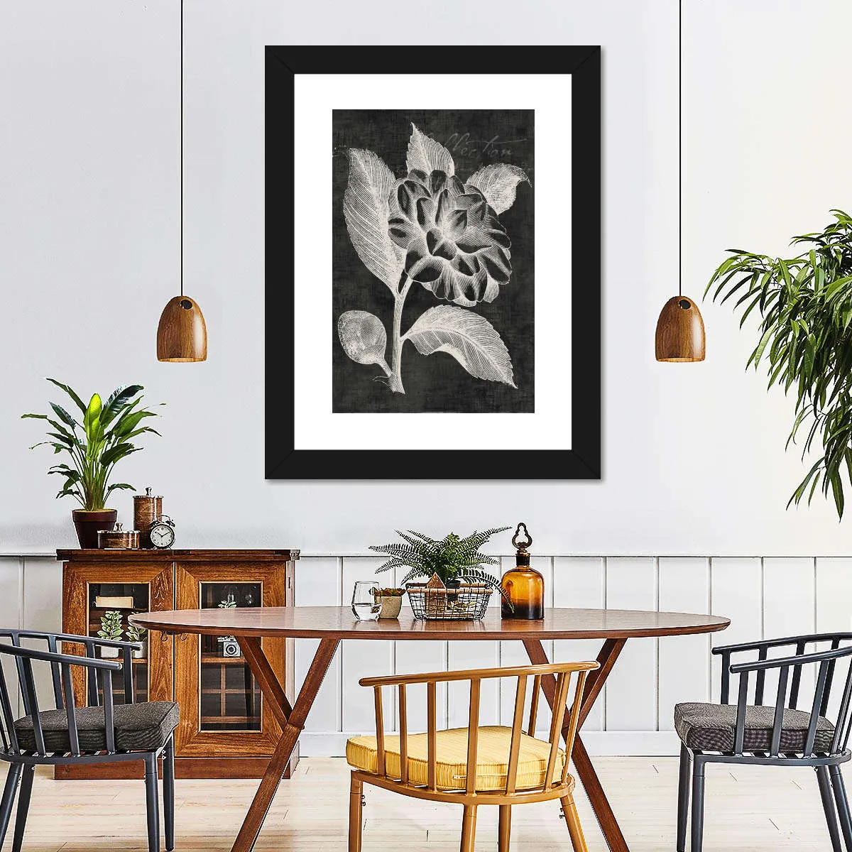 A Black Botanical II Wall Art