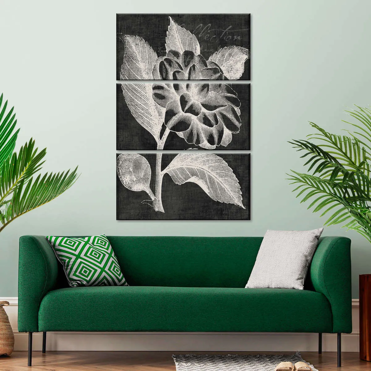 A Black Botanical II Wall Art