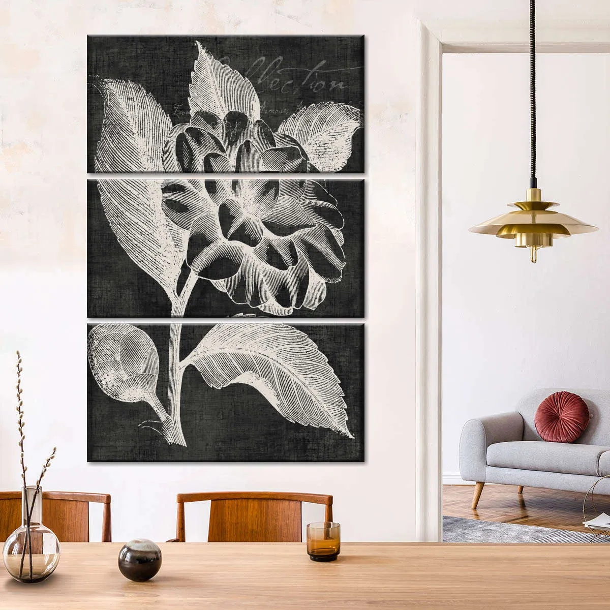 A Black Botanical II Wall Art