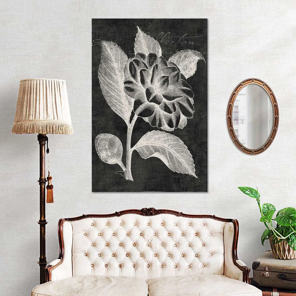 A Black Botanical II Wall Art