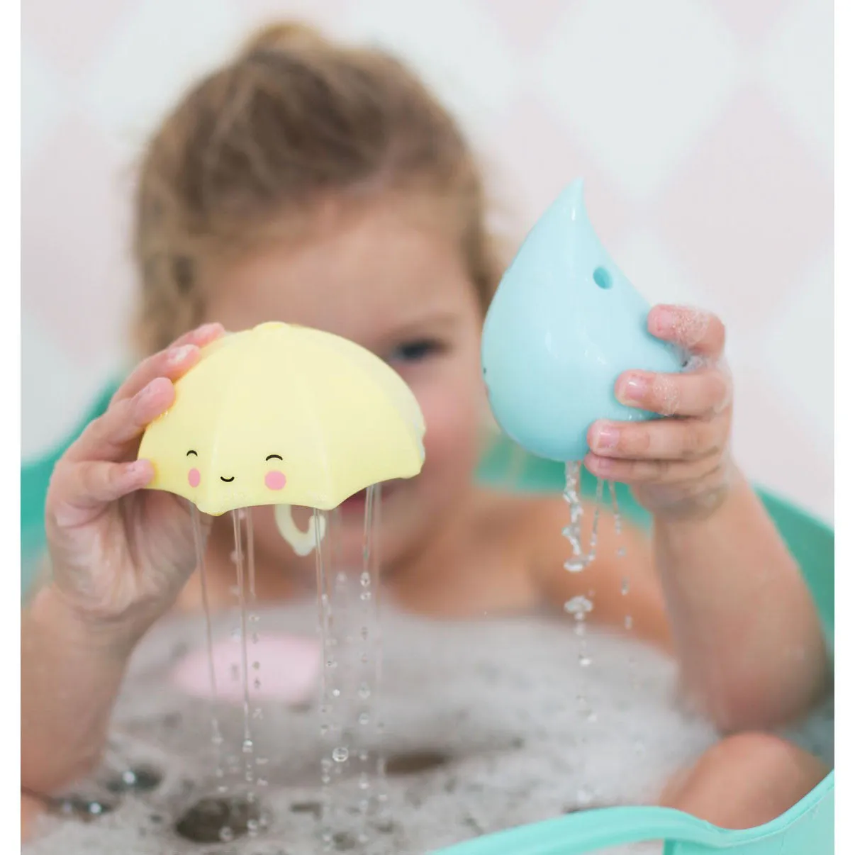 A Little Lovely Company Bath Toy Raindrop