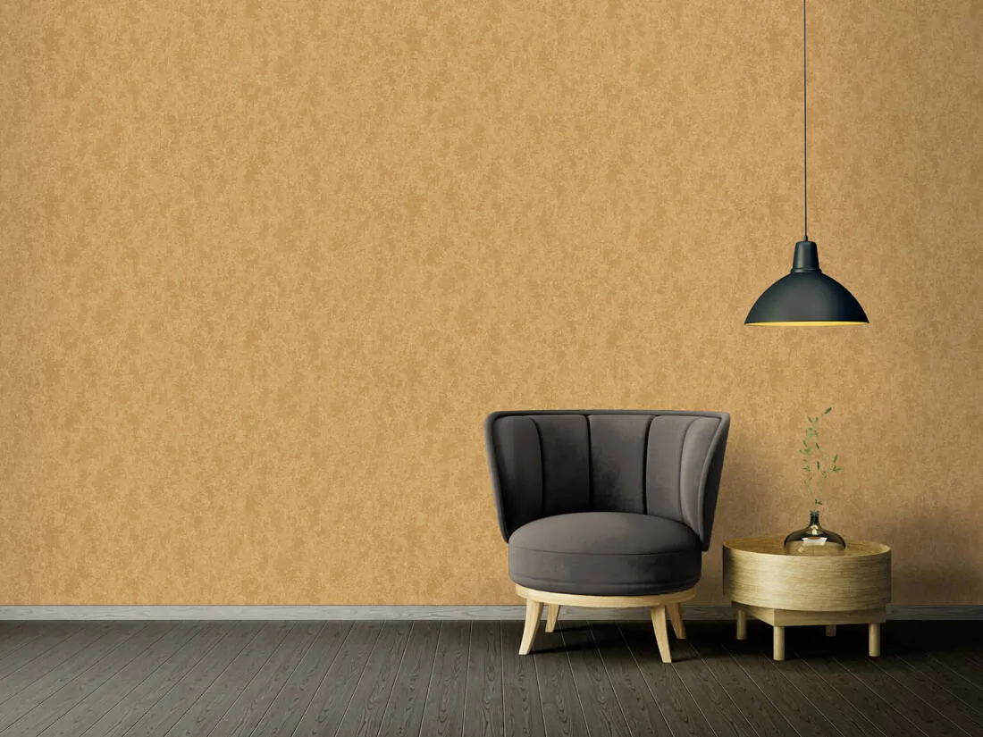 Abstract Shapes Textured Luxury Wallpaper in Gold