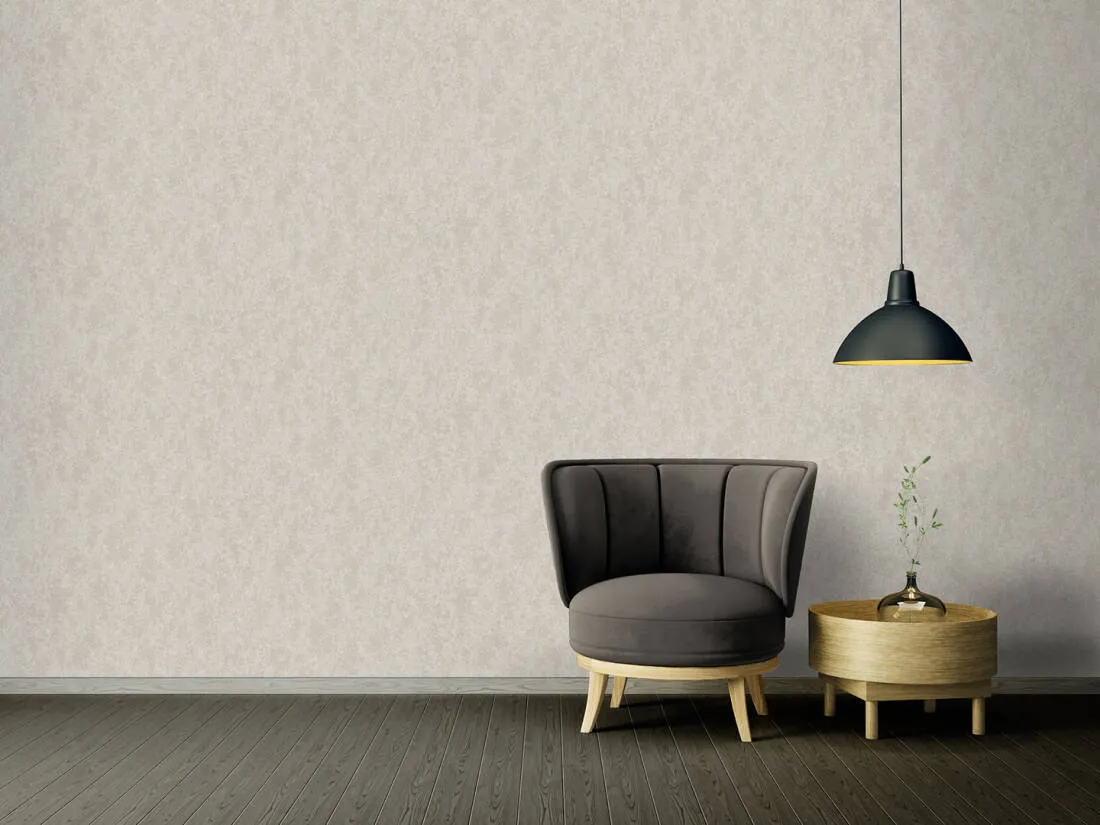 Abstract Shapes Textured Luxury Wallpaper in Grey/Metallic