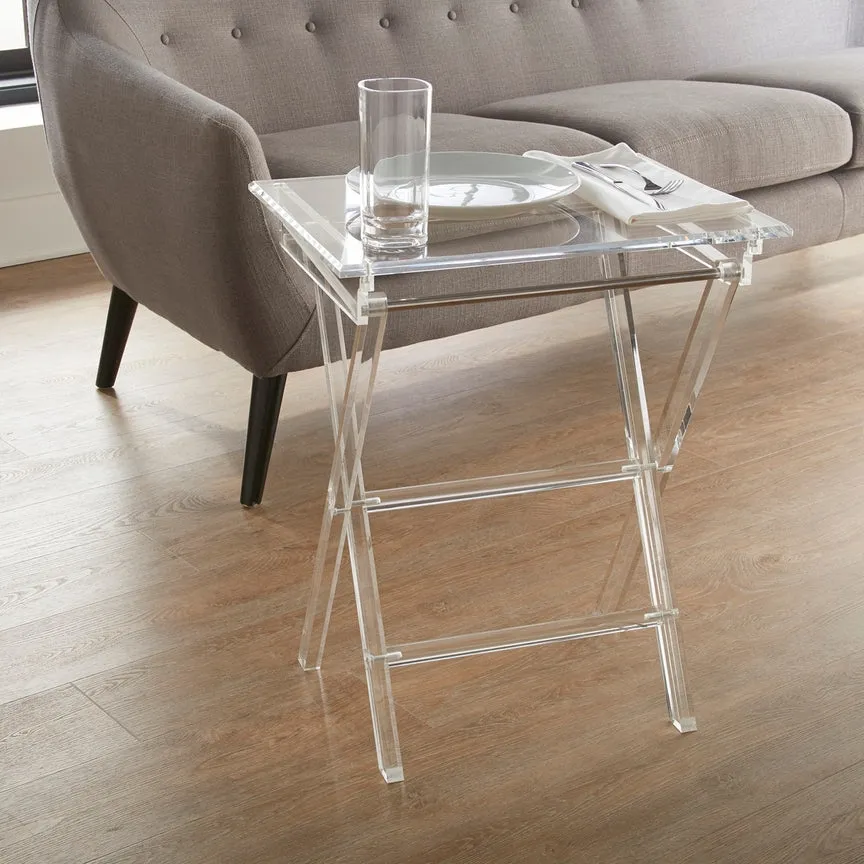 ACRYLIC FOLDING TABLE