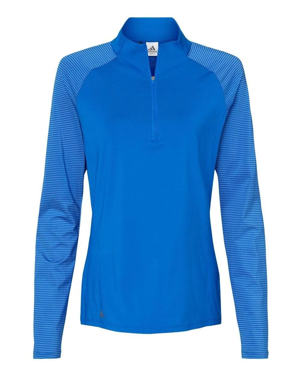 adidas - Women's Stripe Block Quarter-Zip Pullover