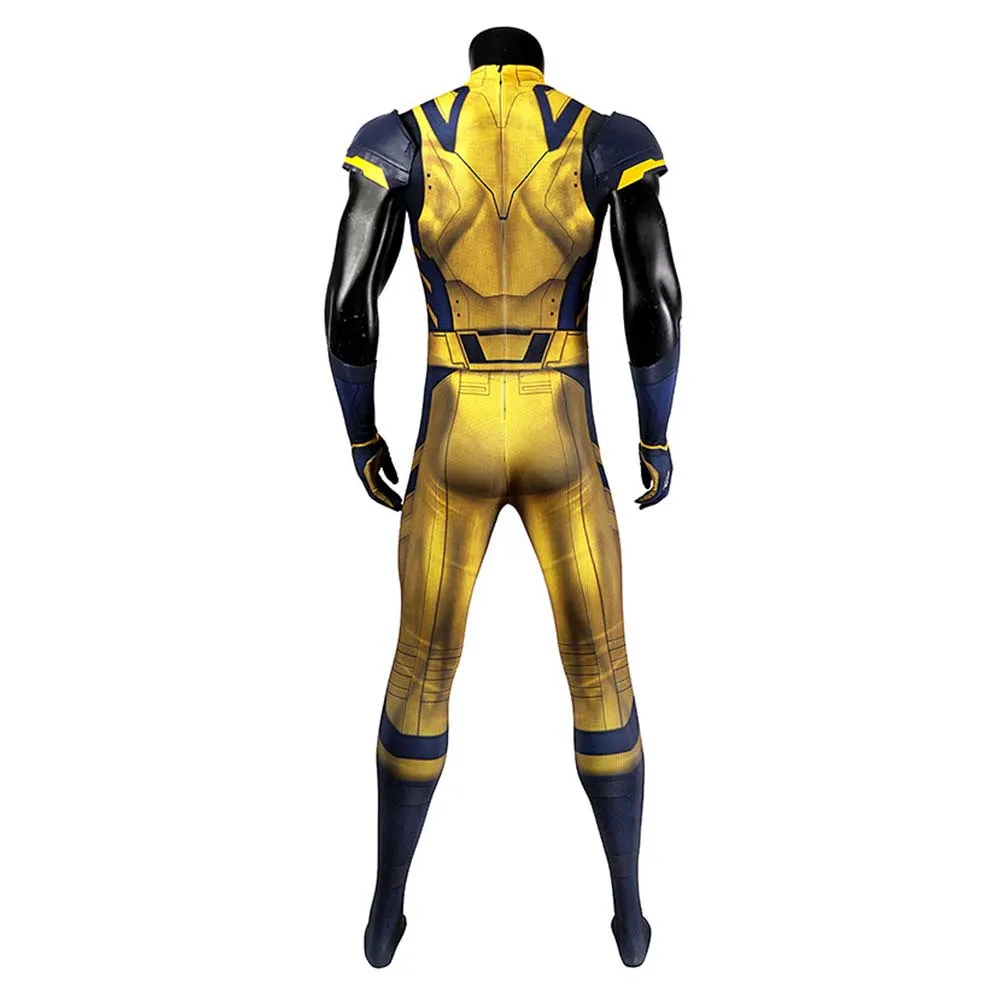 Adulte Deadpool & Wolverine(2024) Wolverine James Howlett Combinaison Sans Manche Cosplay Costume