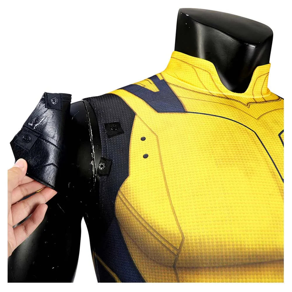 Adulte Deadpool & Wolverine(2024) Wolverine James Howlett Combinaison Sans Manche Cosplay Costume