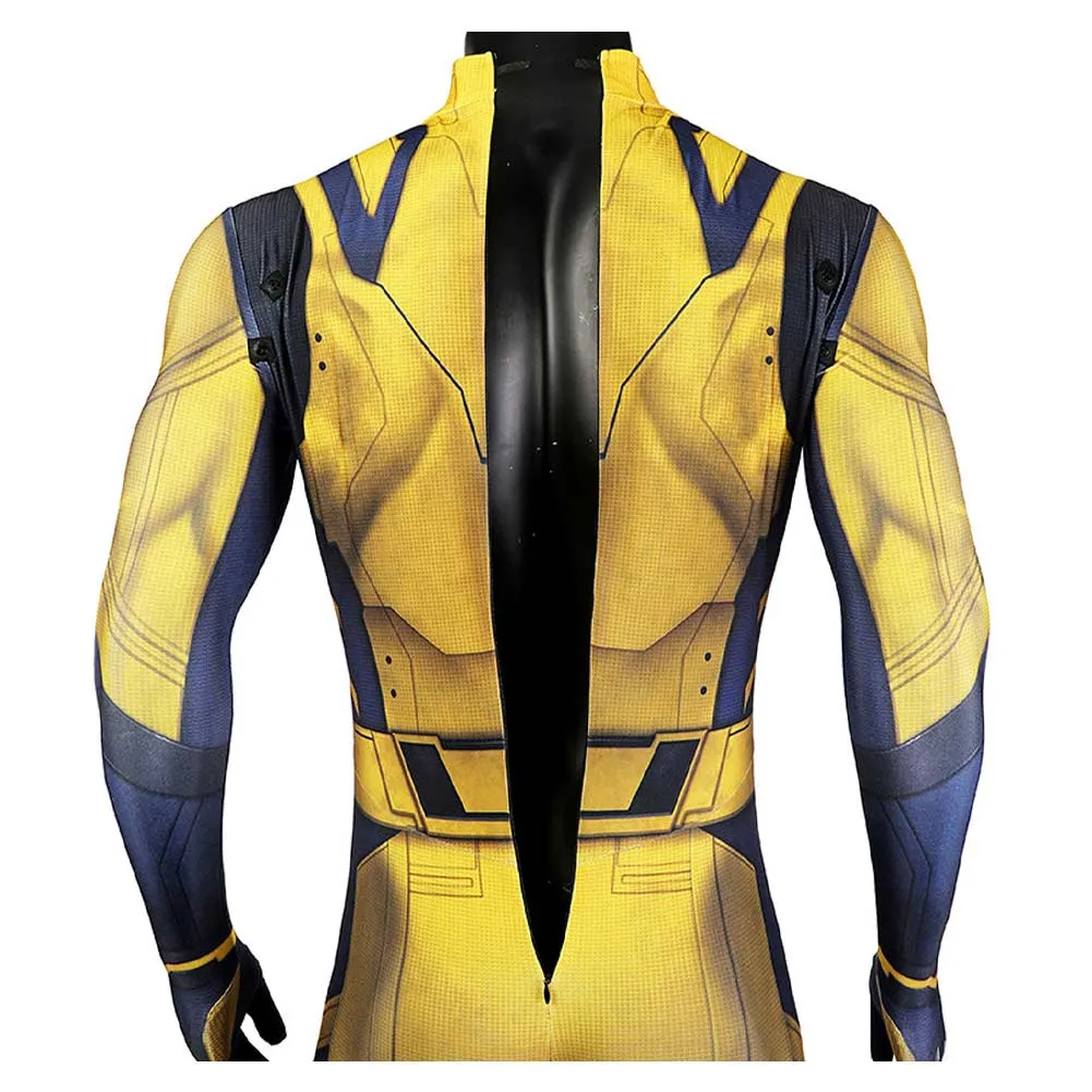 Adulte Deadpool & Wolverine(2024) Wolverine Logan Combinaison Cosplay Costume