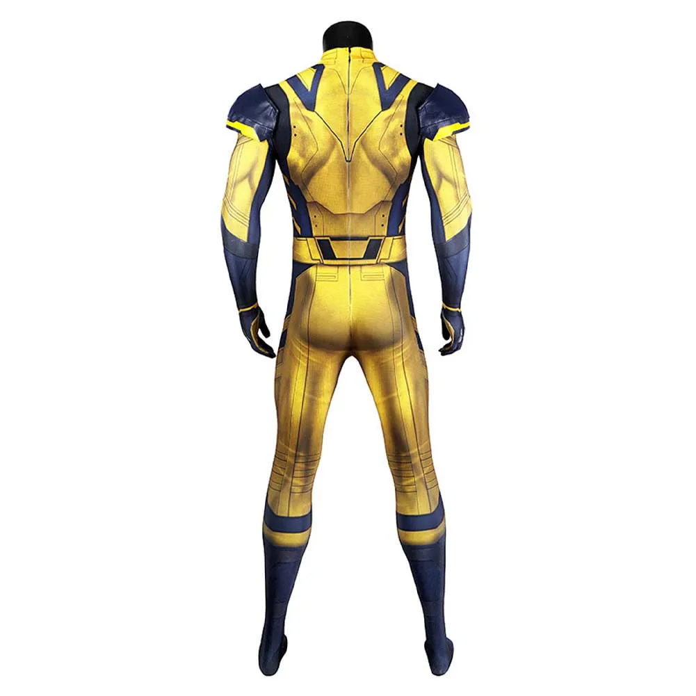 Adulte Deadpool & Wolverine(2024) Wolverine Logan Combinaison Cosplay Costume