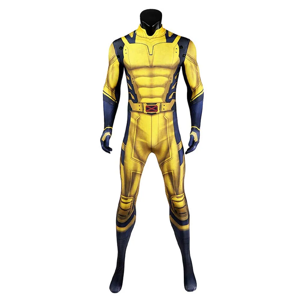 Adulte Deadpool & Wolverine(2024) Wolverine Logan Combinaison Cosplay Costume