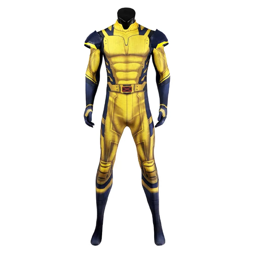 Adulte Deadpool & Wolverine(2024) Wolverine Logan Combinaison Cosplay Costume