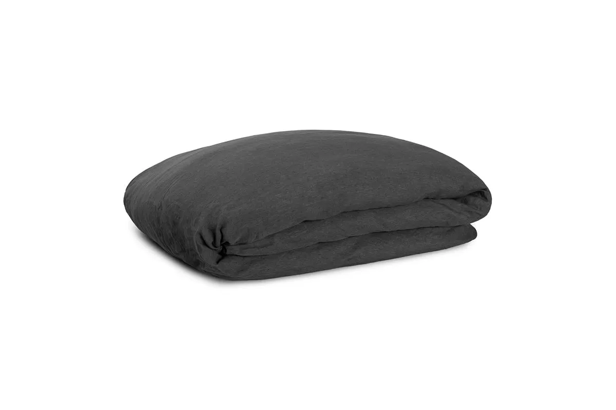 Adya Linen Duvet Cover - Charcoal