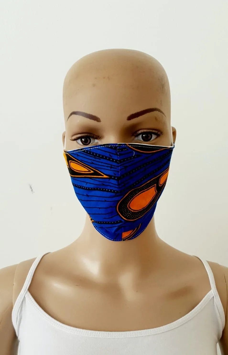 African Print Face Mask | Ankara Fabric Print Face Masks - Amara